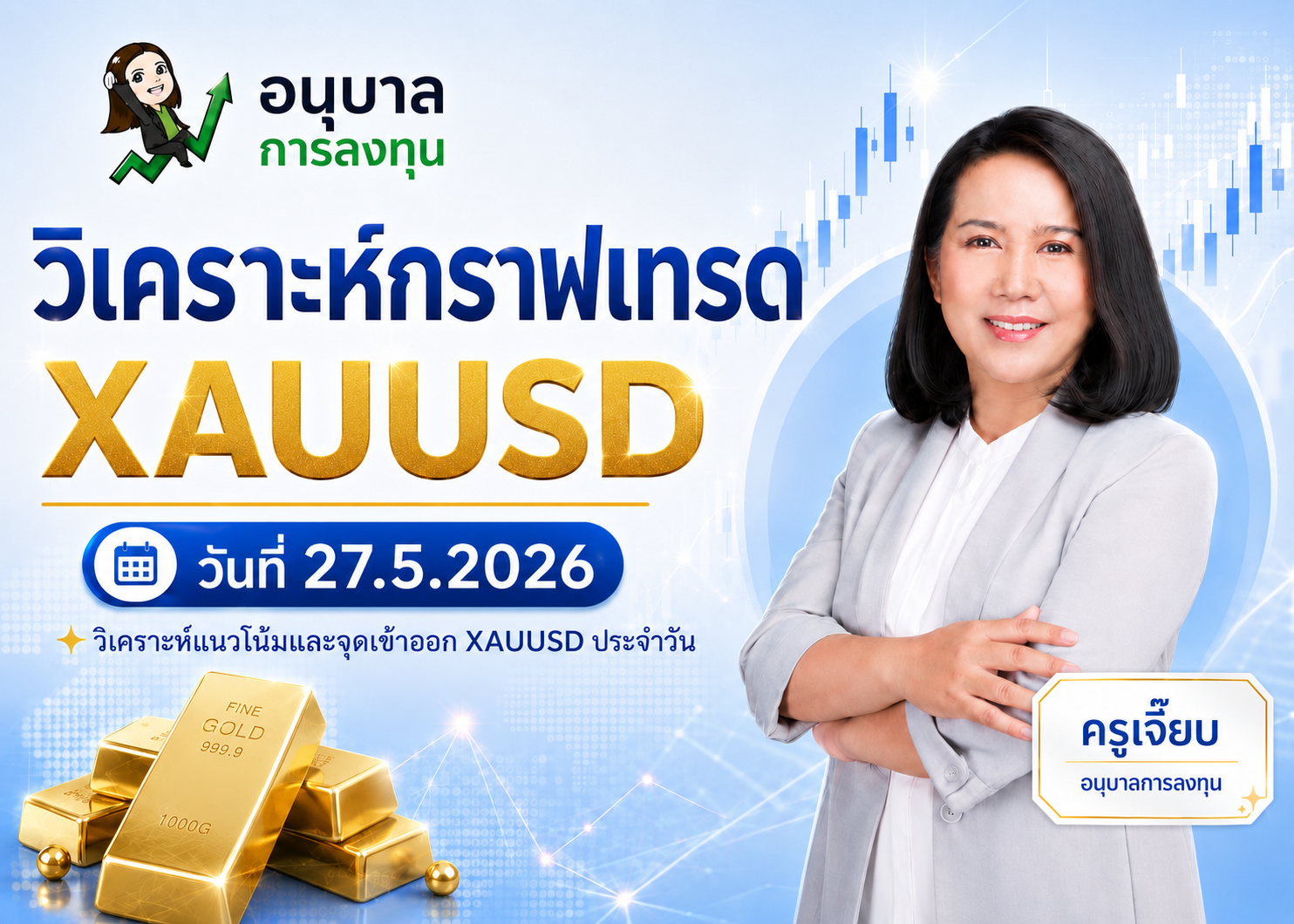 วิเคราะห์เทรด XAUUSD 27.5.2026