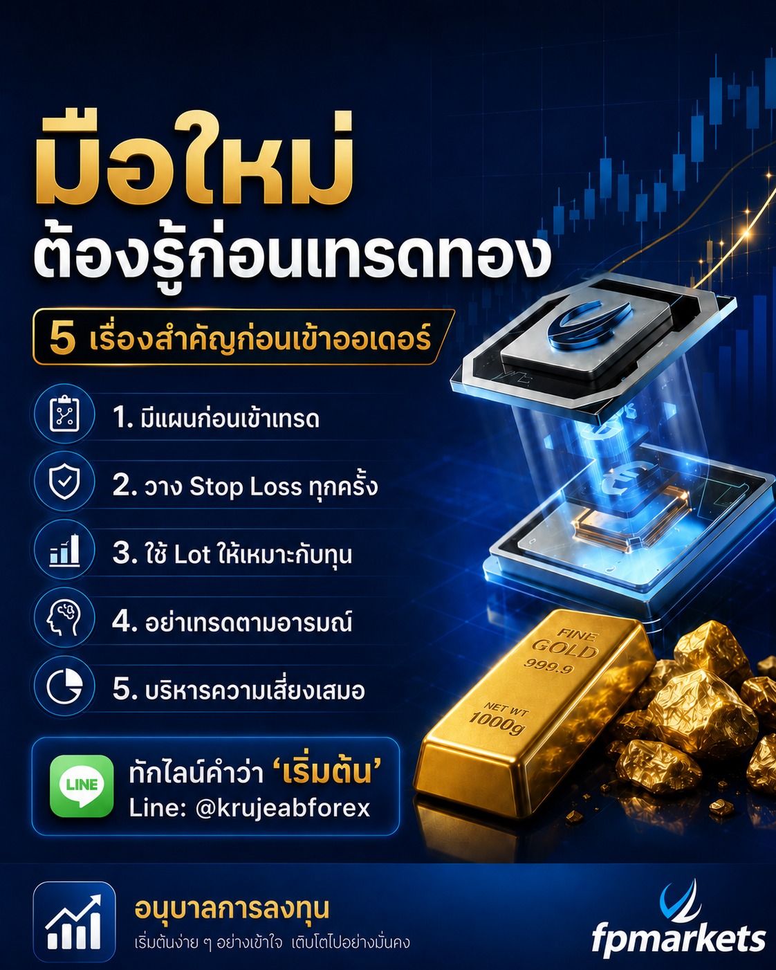 มือใหม่ต้องรู้ก่อนเทรดทอง