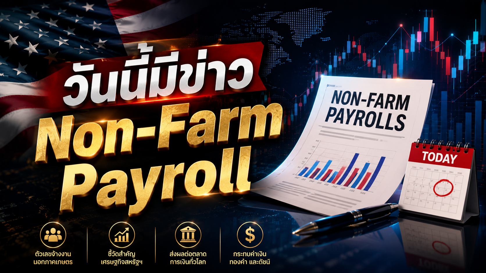 วันนี้มีข่าว Non-Farm Payroll