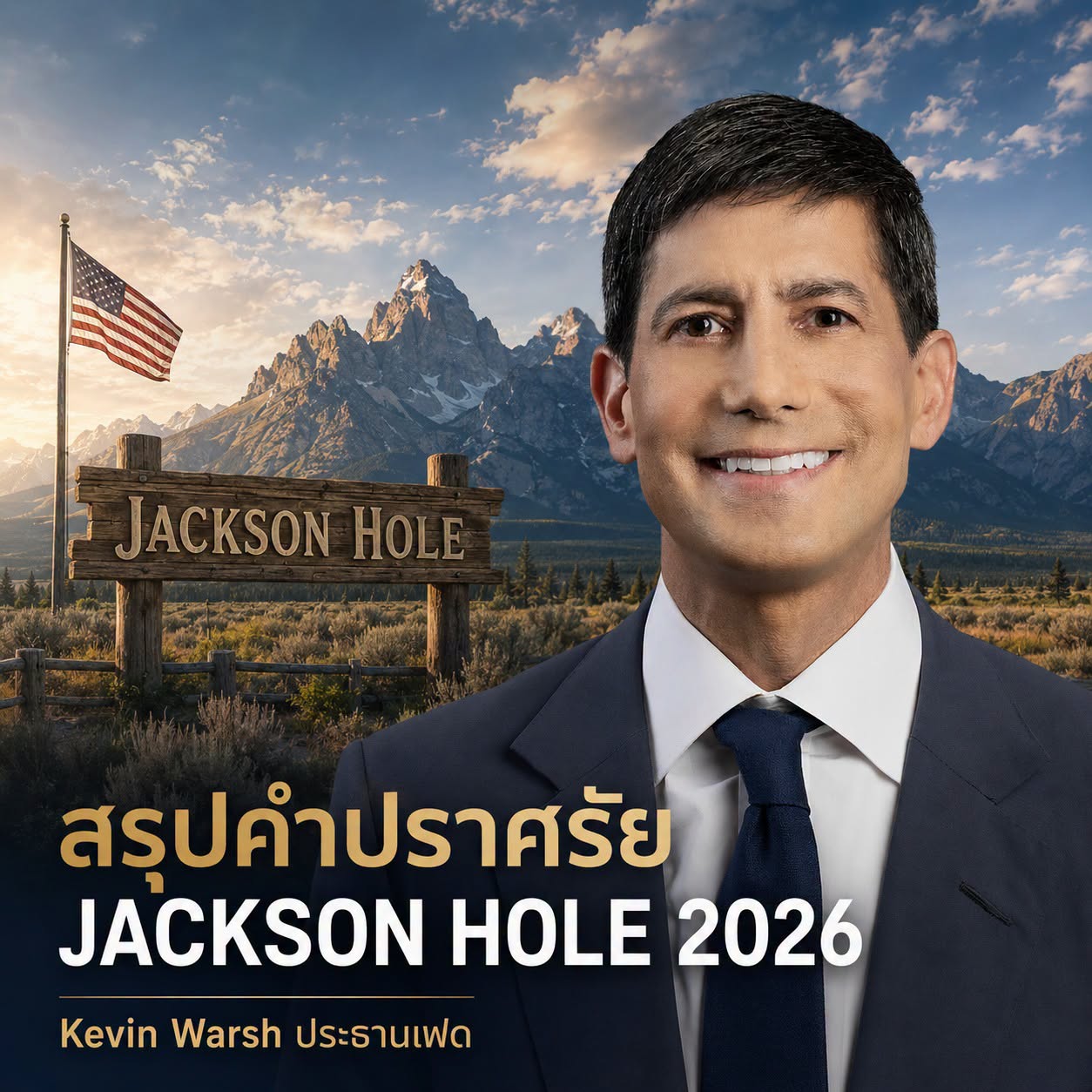 สรุปคำปราศรัย Kevin Warsh ที่ Jackson Hole